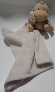Baby Bum Monkey Plush Lovey Security Blankie Blanket 13.5" - Picture 1 of 8