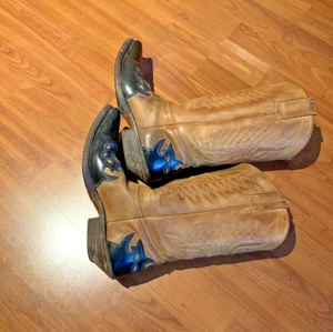 Westernstiefel Cowboystiefel Line Dance Oldstyle Leder Vintage GR42 Herren Retro - Bild 1 von 13