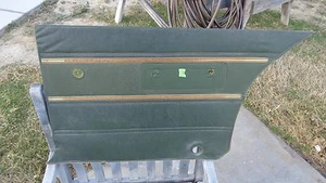 1970 DODGE CHARGER ORIGINAL GREEN RIGHT REAR INTERIOR DOOR PANEL USED MOPAR - Picture 1 of 4
