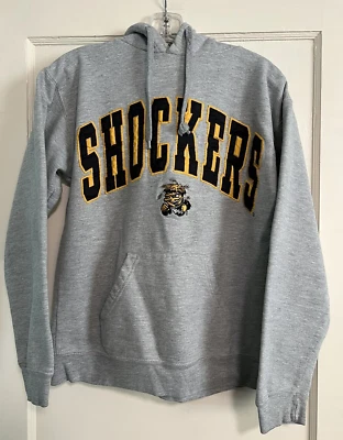 Sudadera con capucha WSU Shockers con calentador de manos talla M bolsillo para mujer usada (E736) Foto 1 de 4
