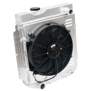 4 Row Radiator&Shroud Fan For 1960-1966 Ford Falcon Mustang & Mercury Comet V8 - Picture 1 of 12