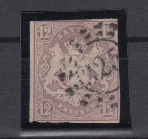 NU21447/ GERMANY – BAVARIA – MI # 18 USED – CV 145 $ - Picture 1 of 2