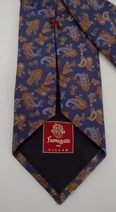 CRAVATTA TIE FUMAGALLI Milano 1891 anniversary 120 year made Italy New! rare - Imagen 1 de 7