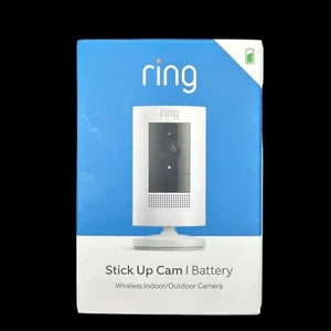 Cámara de seguridad Ring Stick Up Cam WiFi interior/exterior blanca 3ª generación nueva en caja - Imagen 1 de 7