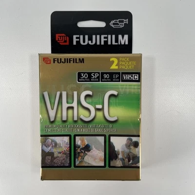 Видеокамеры премиум-класса FujiFilm VHS-C TC-30 2 упаковки 30 минут SP 90 минут EP видео - Изображение 1 из 4