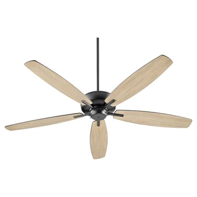 Quorum Breeze 60" Indoor Ceiling Fan in Noir - Image 1 of 2
