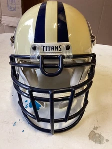 Casco autentico NFL Tennessee Titans Riddell taglia intera X-Large - Foto 1 di 12