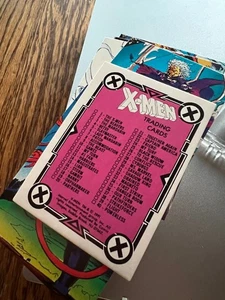 Complete 1991 Marvel X-Men Complete Trading Card Base Set #1-90 - Picture 1 of 4