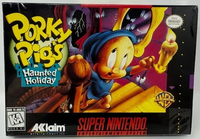 Porky Pig's Haunted Holiday SNES Super Nintendo 1995 - Image 1 of 4