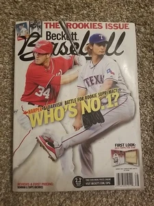 Beckett Baseball Card Monthly Bryce Harper Yu Darvish August 2012 GOOD CONDITION - Picture 1 of 3