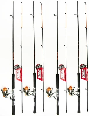 (LOT OF 4) ZEBCO CRAPPIE FIGHTER 7'0" LIGHT 2PC SPINNING COMBO 21-36089 - Image 1 of 2