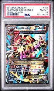 2015 Pokemon Xy Primal Clash Primal Groudon EX #151 Fa Primal Clash PSA 8 - Picture 1 of 2