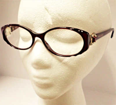 Bvlgari 4054-B Anteojos Monturas Rojo con Rubí Cristal Swarovski 52mm Nuevo Foto 1 de 4