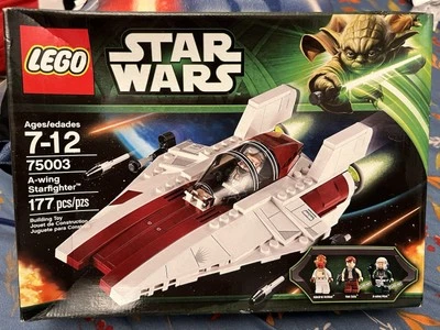 LEGO Star Wars 75003 New Sealed Box A-Wing Starfighter RETIRED 177 pcs NOT MINT - Image 1 of 4