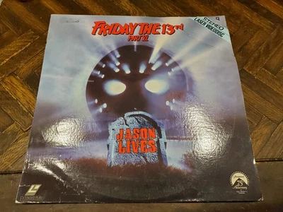 Friday The 13th Part VI 6 Jason Lives Laserdisc Horror Slasher Halloween Freddy - Imagem 1 de 3