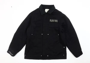 Filling Pieces Herren Jacke schwarz Baumwolle Gr. M gefüttert Logo Streetwear - Bild 1 von 12