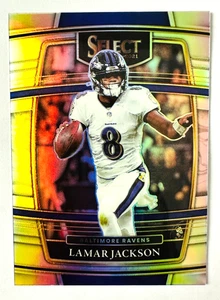2021 Panini Select Lamar Jackson SILVER Prizm Card #5 Concourse Level Ravens! - Picture 1 of 3