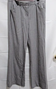 Pantalones de vestir The Limited Cassidy Fit Bootcut para mujer talla 4 gris a rayas - Imagen 1 de 5