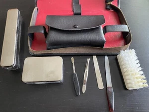 Vintage Personal Hygene Carry on Kit (Maniküre + Toobrush + Pillenetui - Bild 1 von 6