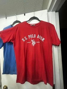 U.s Polo Assn. T-shirt Double-pack. Set Of 2. Men. Slim-fit Size:L - Picture 1 of 4