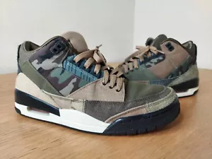 Nike Air Jordan 3 Retro Patchwork Camo Mens Basketball Shoes Trainers UK 8 - Picture 1 of 9