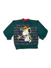 Vintage Peanuts Snoopy Christmas Sweatshirt Youth 6 90s