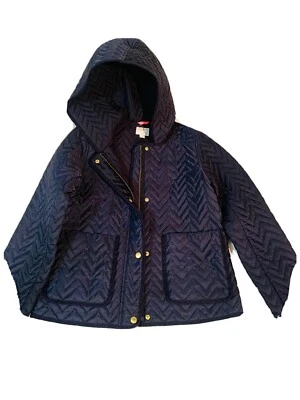 Abrigo acolchado con capucha talla 14 de corte redondo para niñas Foto 1 de 4