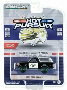 Greenlight 1/64 1995 Ford Bronco CHP California Highway Patrol Car 42920 E chase - Picture 1 of 1