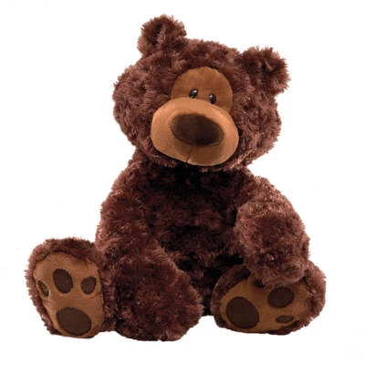 Gund - Bear: Philbin Chocolate - Large 47cm - Kids Soft Toy Teddy Bears