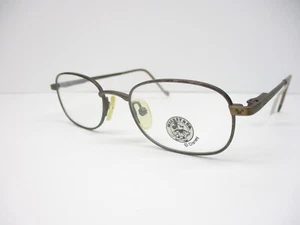 Mickey + Co Unisex Kids Vintage Eyeglasses Marchon NOS 44 Brown Havana Metal - Picture 1 of 7