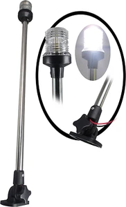 12V Marine Boat Yacht Pontoon Navigation Anchor Light 360 Degrees All around Nat - Picture 1 of 9