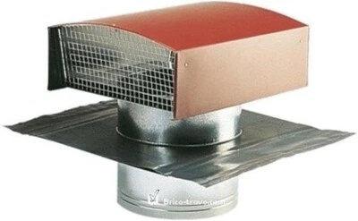 ATLANTIC - Sortie de toiture VMC 160 mm métallique