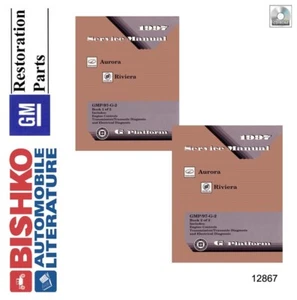 1997 Oldsmobile Aurora Buick Riviera Shop Service Repair Manual CD - Picture 1 of 1