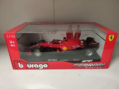 Burago 1/18 Scale 18-16809 - F1 Ferrari SF-21 2021 LECLERC #16 - Immagine 1 di 4