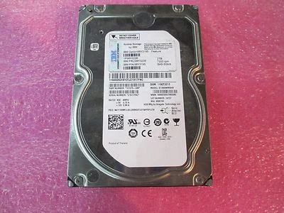 IBM 98Y3238 98Y3195 Seagate ST2000NM0043 2TB 7200rpm SAS 6Gb/s Hard Drive - Image 1 of 3