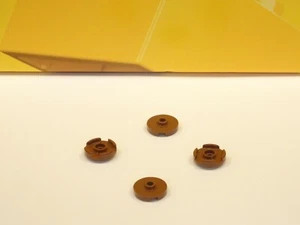 20x, LEGO rotbraune Fliese, rund 2 x 2 mit offenem Noppen (18674) Neu - Bild 1 von 1