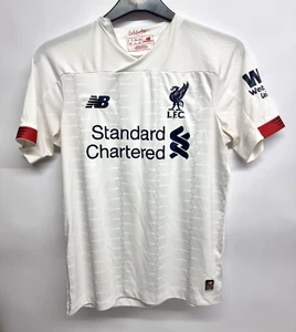 Camiseta de fútbol visitante original Liverpool FC Warrior 2019-20 para hombre talla S pequeña - Imagen 1 de 6