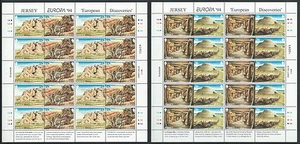 1994 EUROPA JERSEY MINIFOGLI MNH ** - B - Picture 1 of 1