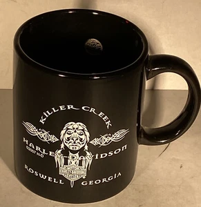 Vintage Harley Davidson Motorcycle Killer Creek Roswell Georgia Coffee Cup Mug - Picture 1 of 12