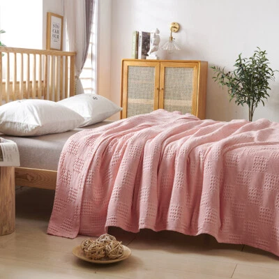 Breathable Blanket For Summer Air Conditioning Thin Bed Cover 100% Cotton China - Image 1 of 4