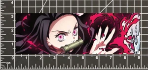 Nezuko Kamado DEMON SLAYER STICKER DECAL -Slap- 4 Different Sizes - Picture 1 of 5