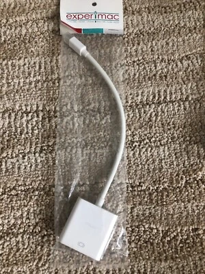 Apple Thunderbolt Mini Display Port to DVI Adapter For External Display - Image 1 of 3