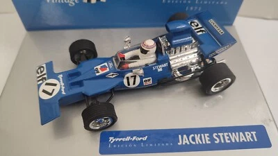 Slot Car Scalextric Vintage Tyrrell Ford 1971 Jackie Stewart Lim. Ed. scala 1/32 - Immagine 1 di 4