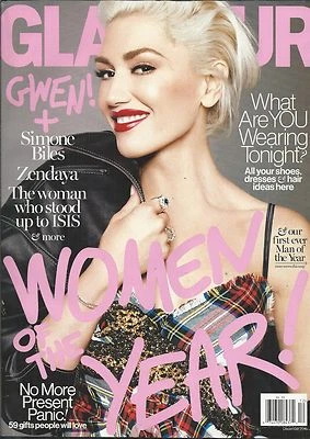 Glamour Magazine Gwen Stefani Simone Biles Zendaya Christine Lagarde Fashion . Foto 1 de 4