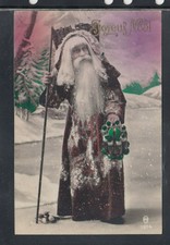 Cartolina Augurale Buon Natale Babbo Natale Z359