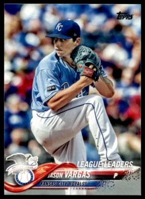 2018 Topps Jason Vargas Kansas City Royals #327 - Image 1 of 2