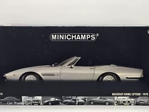 Maserati Ghibli Spyder - 1970 - MINICHAMPS 1:18 - Foto 1 di 9