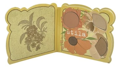 Stila Vintage 4 Pan Compact Bronze Set 3 Eye Shadows 1 Cheek Color *HTF *Rare* - Image 1 of 4