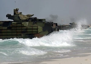 USMC US MARINE CORPS Amphibious Assault Vehicles (AAV7A1) 5X7 PHOTOGRAPH - Picture 1 of 1