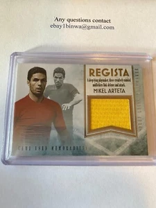 2018 Futera Unique Regista game worn Mikel Arteta 09/19 Arsenal see description - Picture 1 of 2